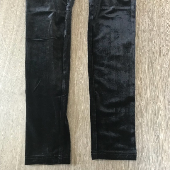 Sanctuary Black Velvet Skinny Legging Size Small - Picture 3 of 6